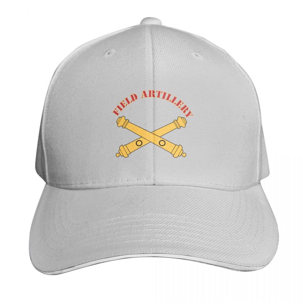 Field Artillery Baseball Cap Strapback Dad Hat Six Panel Structured Crown Sun Protection UPF