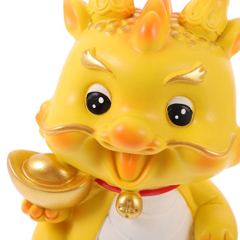 Znak Zodiaku Smok Ozdoby Do Przechowywania Na Biurko, Ganek, Rzemiosło z Żywicy, Skarbonka ( Słoik [Bogactwo]) Prezent Oszczędzanie Monet