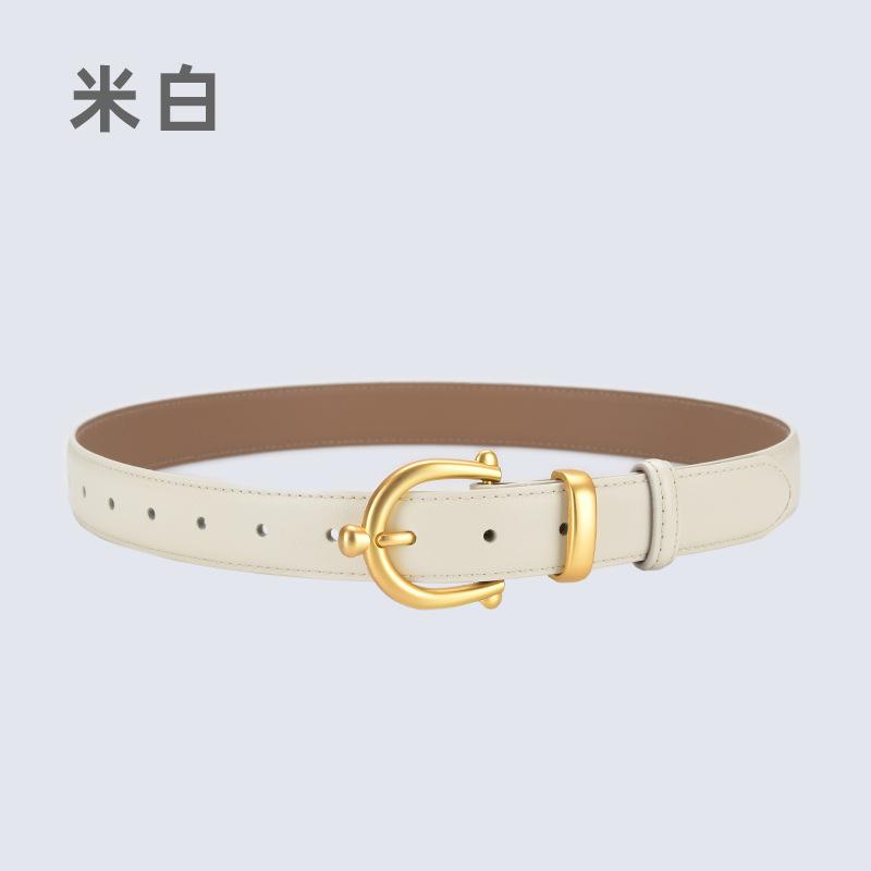Four Seasons Available New Belt Women'S Jeans Simple And Versatile Belt New Decorative Fashion Student Pants Belt