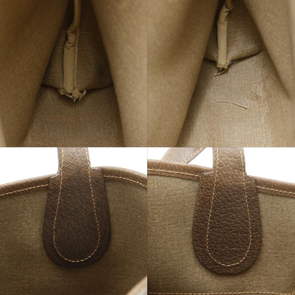 Gucci Sherry Line Tote Bag 002.904.0131 Old Gucci Interlocking G Brown GG Supreme Canvas Unisex Used