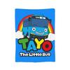 Tayos Little Bus Cartoon Blankets  Flannel Vintage Warm Throw Blankets for Home AutumnWinter
