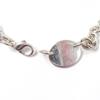 Very Good TIFFANY&Co. choker Oval tag Necklace Silver SV925 Women Used