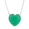 Wind Paraiba Sapphire Pendant Women'S Jewelry Set Emerald Love Necklace Earrings