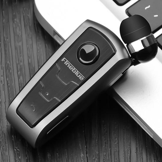1Pc Fineblue F910 Wireless Earphone Mini Vibration Reminder ABS Bluetooth-compatible 4.0 Retractable Practical Headset for Running