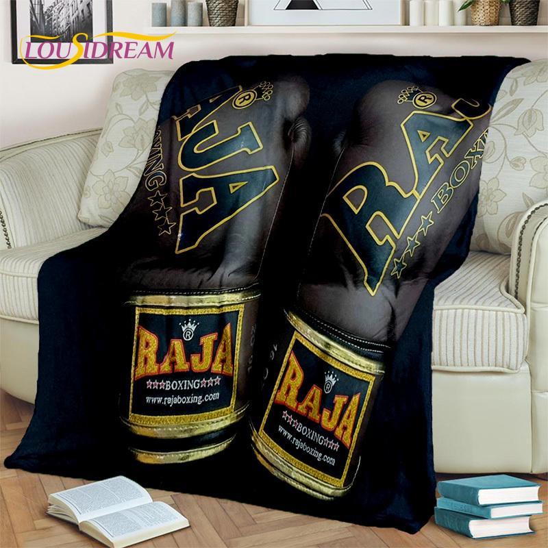 Boxing Gloves 3D Boxer Fight HD Blanket,Soft Throw Blanket for Home Bedroom Bed Sofa Picnic Travel Office Rest Cover Blanket Kid