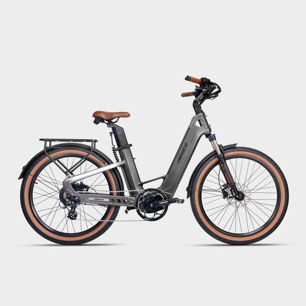 MIHOGO AIR 48V 19.2ah Carbon Fiber Long-Range Electric Bicycle,26-inch,750W Motor,Maximum Assist Range Up To 190km.
