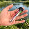 Fishing Squid Jigs Cuttlefish Lures Double-Layer Rust-Proof Luminous Shrimp Prawn Sleeve Jig Hooks for Saltwater Fishing