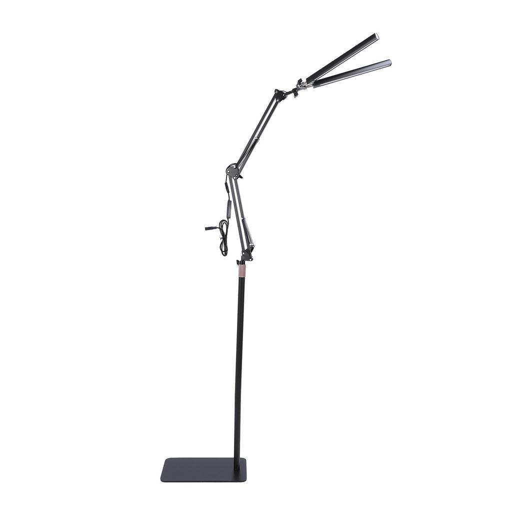 Doppelkopf LED Stehlampe Kosmetikerin Licht 3 Farbtemperatur Einstellbare Helligkeit Augenschutz