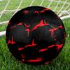 1 pz Pallone da Calcio Astratto Nero Taglia 5 Professionale Leggero Resistente Partita Allenamento Calcio Sportivo Indoor e Outdoor Pallone da Allenamento y8