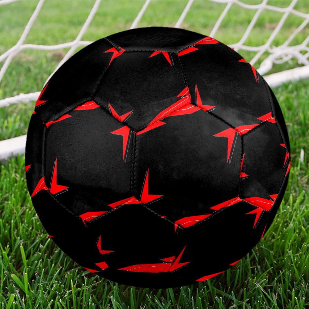 1 pz Pallone da Calcio Astratto Nero Taglia 5 Professionale Leggero Resistente Partita Allenamento Calcio Sportivo Indoor e Outdoor Pallone da Allenamento y8