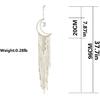 Handmade Dream Catcher for Bedroom Decor Moon and Stars Boho Wall Hanging Decor Bohemian Home Ornament Festival Gift(Moon)