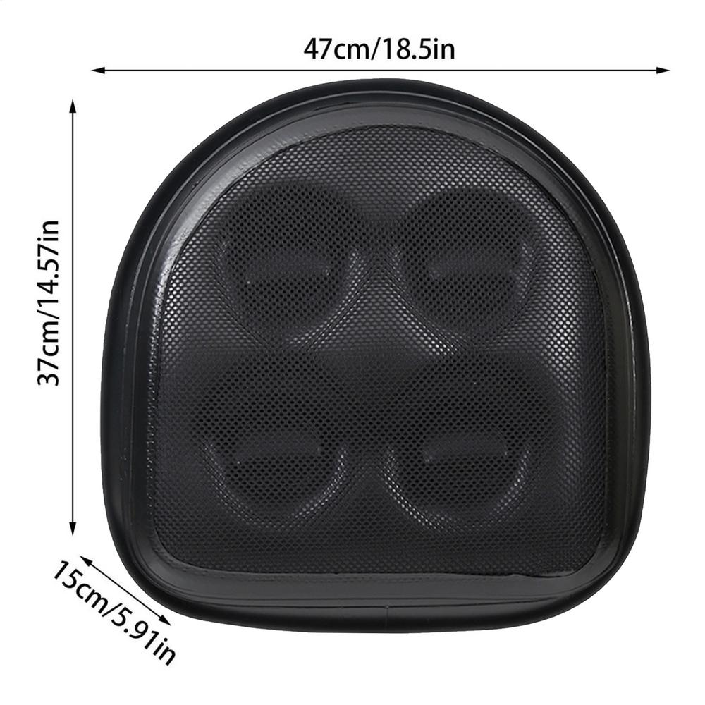 Bathtub Seat Cushion Chair Backrest Hip Massage Support With Suction Cup Inflatable Seat Pad For Car Desk Driving Camping Travel