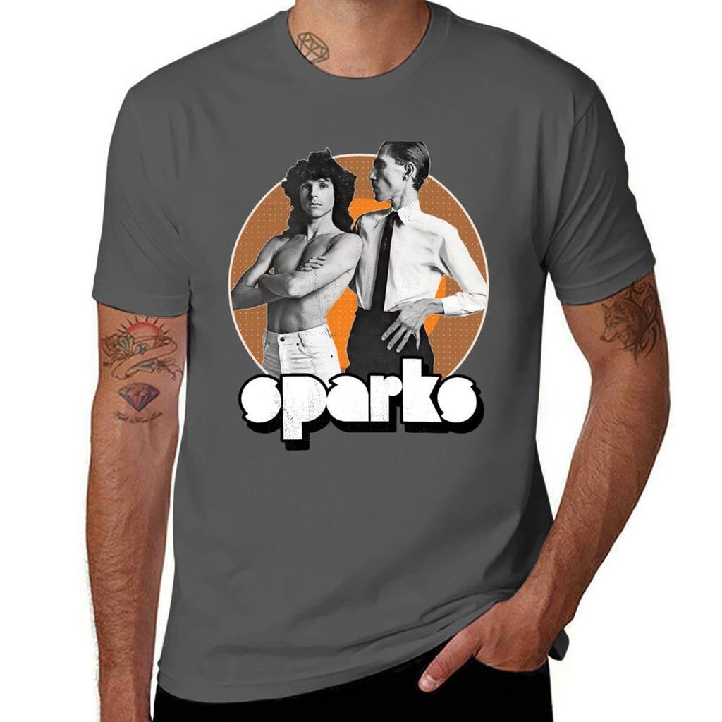 Retro Sparks Band Synth Tribute Tshirt Lightweight Print Tshirt