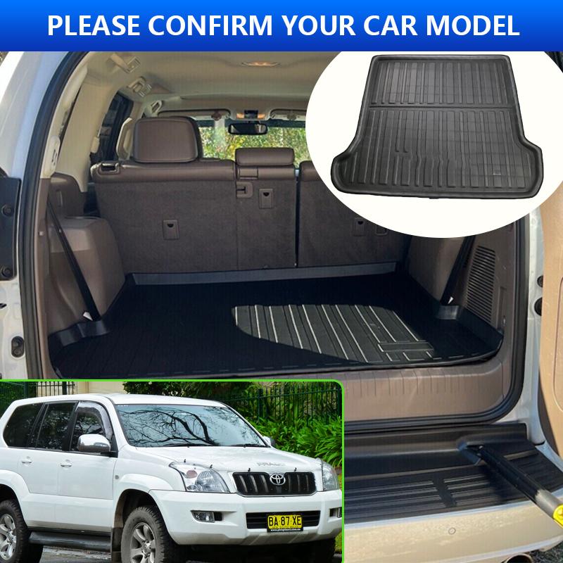 Kofferraummatte für Toyota Land Cruiser Prado 120 J120 FJ120 LC120 Lexus GX 470 2003~2009 Hitzebeständige Aufbewahrungsmatte Teile