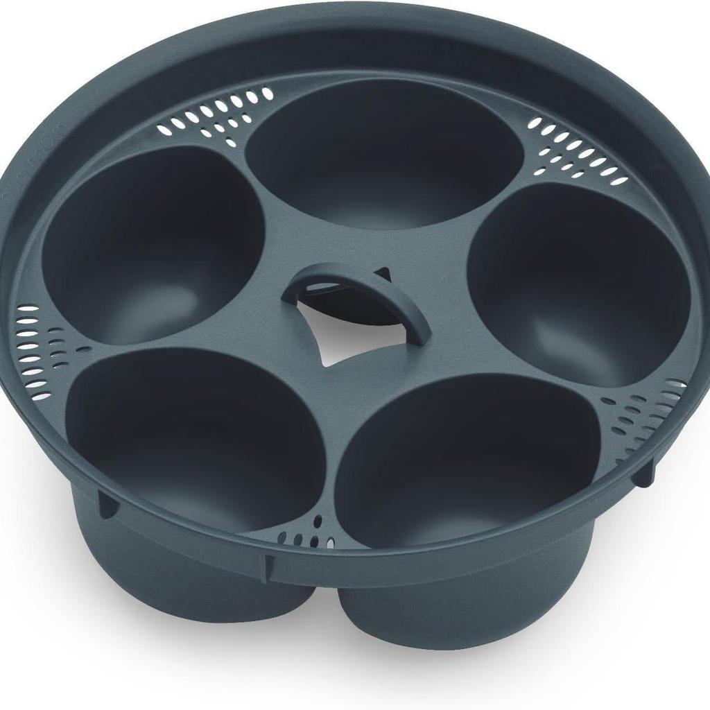 Four-Grid Egg Steamer for Thermomix TM5/TM6 - Poached & Steamed Egg Bowl