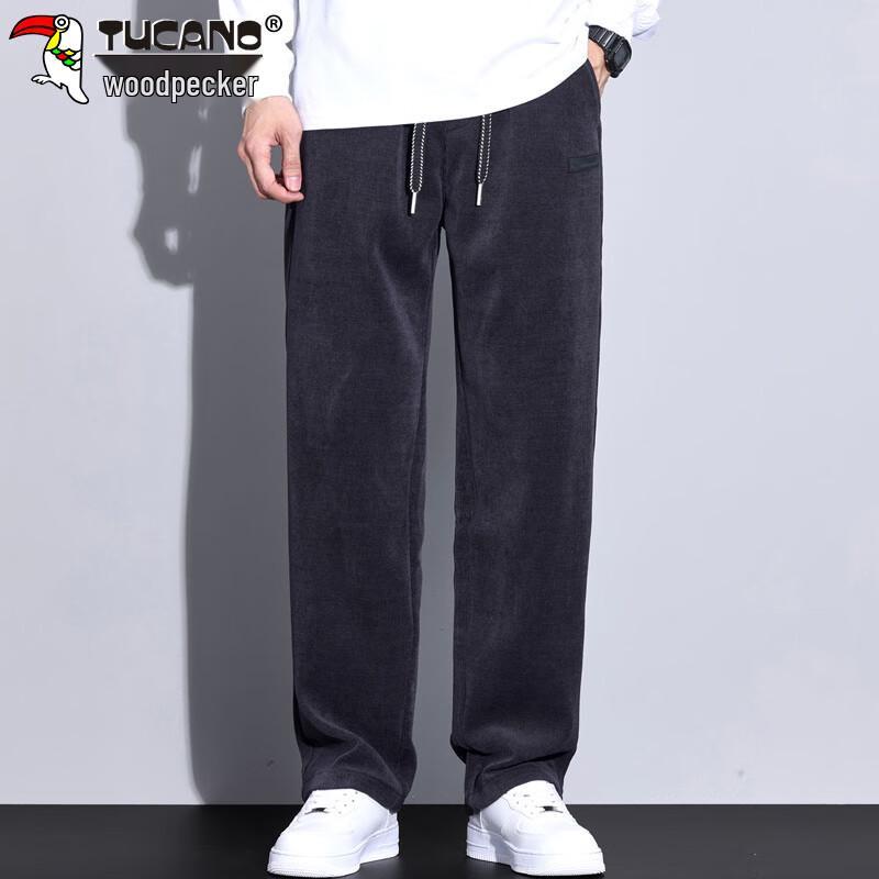 Tucano Men's Warm Corduroy Wide-Leg Casual Pants