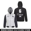 Embroidered Horse Vintage Hoodie Men Loose Fit Casual Sweatshirt