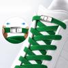 Elastic No-Tie Shoelaces with One-Button Push Lock Buckle for Sports Casual and Work Shoes In Multiple Colors for Easy Slip-On Wear