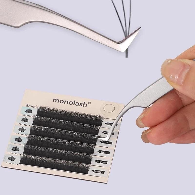 High Precision Eyelash Tweezers Beauty Eyelash Professional Grafting Eyelash High-Precision Flowering Tweezers