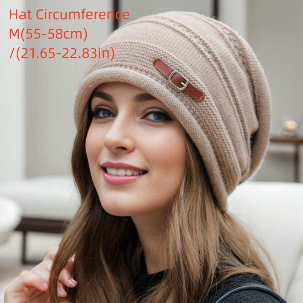 Thickened Winter Hat Keep Warm Big Head Circumference Hat Fashion Ear Protection