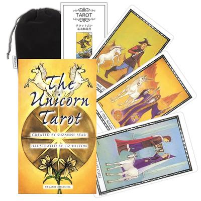 Kancharo Tarot Cards 78 Pieces Tarot Fortune Telling Unicorn Tarot Japanese Tarot Cards Basic Instructions Pouch Included [The Deck] & (Genuine