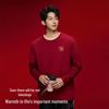 Mark Fairwhale Men's Pure Cotton Long-Sleeve Round Neck T-Shirt