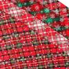 Reversible Design Pet Scarf Buffalo Plaid Pet Neckerchief  Christmas Decoration