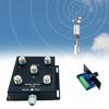 4-Way Coax Remote Antenna Switch Antenna Switch 1.8-60MHz Antenna Signal Switch Antenna Splitter Switch for Convenient Switching