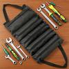 Heavy-Duty Roll-Up Tool Bag - Oxford Fabric Multi-Tool Organizer All-in-One Garage Storage for Mechanics/Electricians/Carpenters