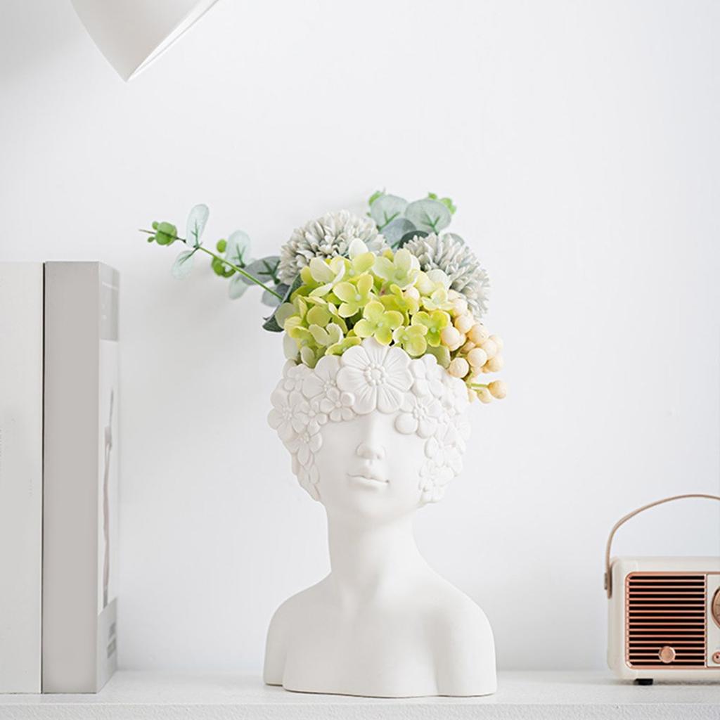 Silikonvaseformer Blomstervaseformer Kunstnerisk menneskelig figur Form Crafting Molds Kunstfigurformer Egnet for håndverk