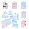Cute And Fresh Cartoon Stationery Set Of 5 With Unique Envelopes And Sticky Notes