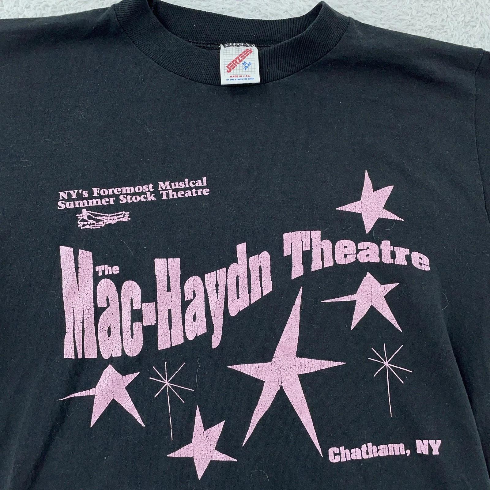 

Vintage Mac-Haydn Theatre Chatham New York T-Shirt XS Black King & I 90s USA S