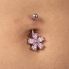 Crystal Navel Ring Stainless Steel Body Piercing Jewelry Belly Button Rings  Sexy