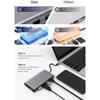 USB C to HDTV Adapter 11 Port Expansion Dock With RJ45 Gigabit Ethernet 3.5mm USB3.0 Data Transfer Memory Card Reader 87W