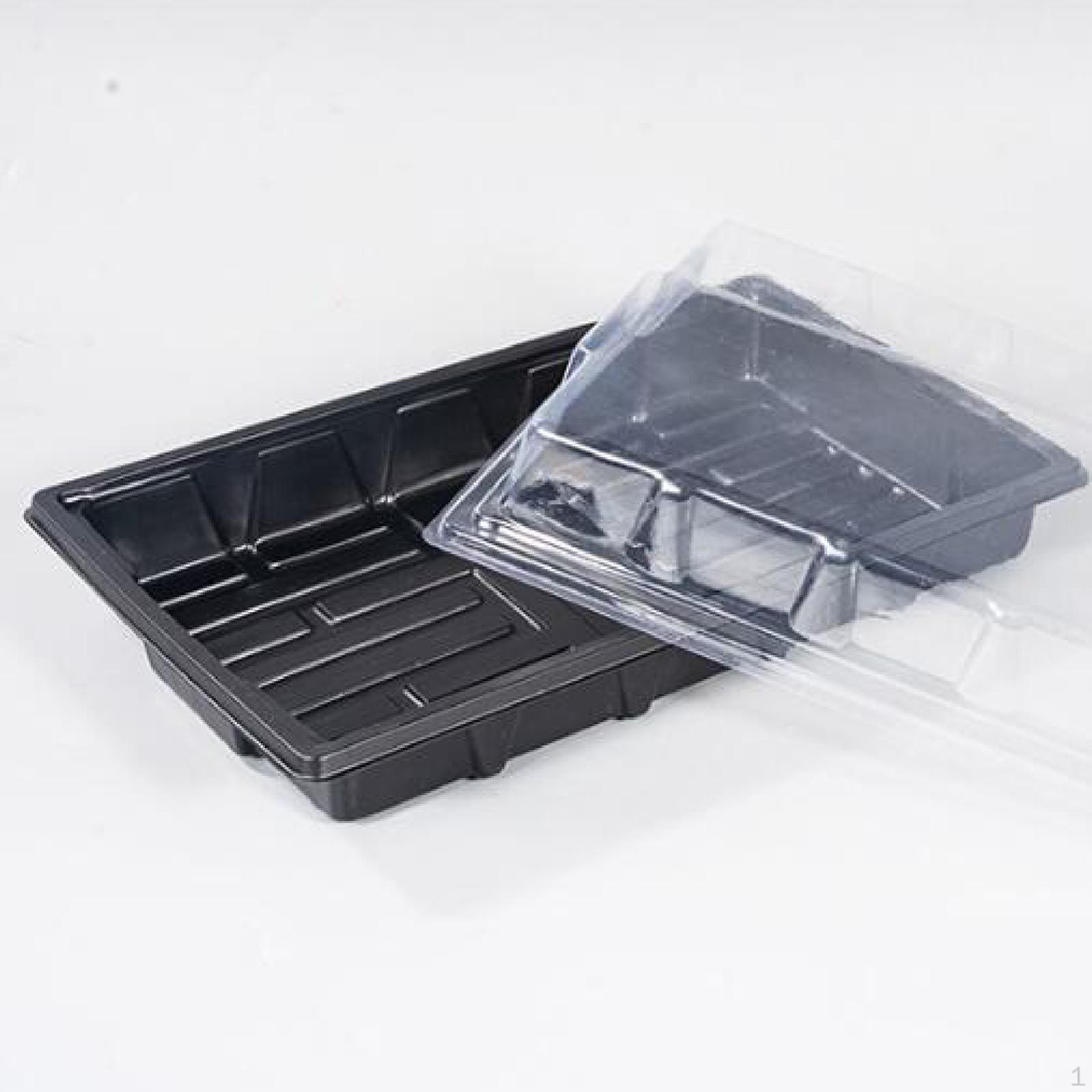 

Plant Starter Tray 40 Cells Indoor Transparent,Plant Germination Sprouting Container for No ventilation