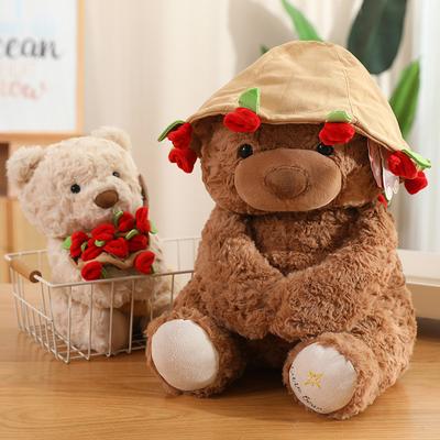 Hug Rose Bear Doll Bear Plush Toy Teddy Bear Doll Valentine's Day Gift