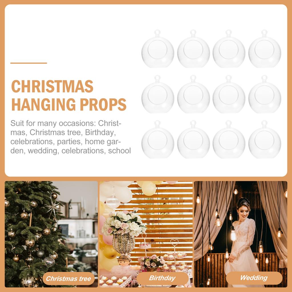 Hanging Tags Acrylic Ball Succulent Christmas Tree Decorative Ornament