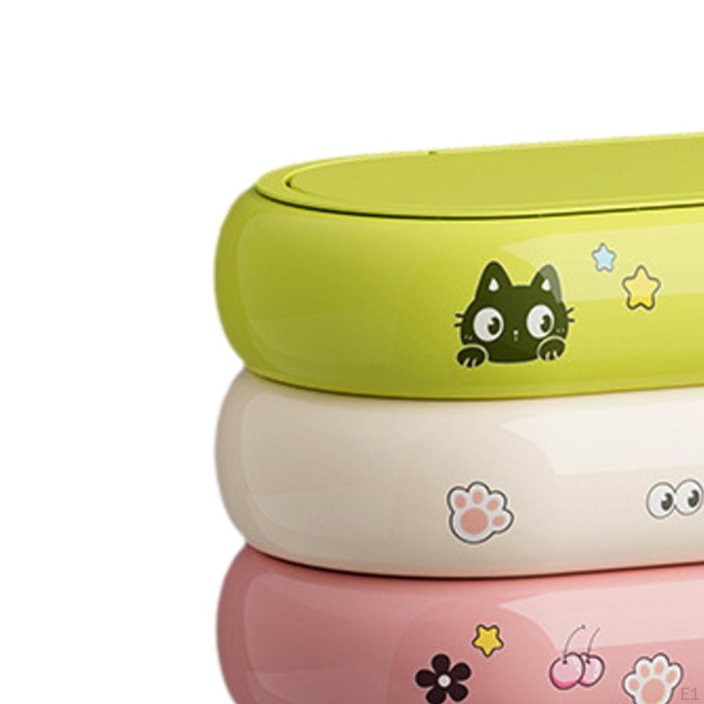 Cute Trash Can Garbage Large Capacity Washable Waste Bin Wastebasket for Living Room