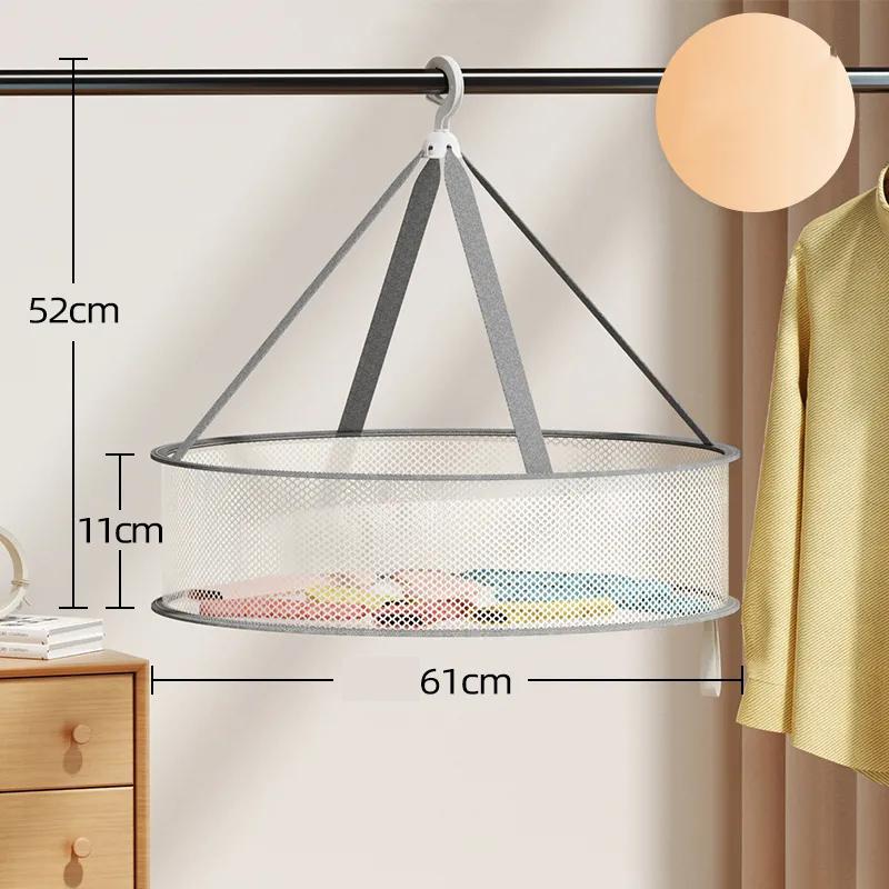 Single Layer Windproof Clothes Drying Basket Underwear Socks Drying Net Special Clothes Drying Net Bag for Woolen Sweaters