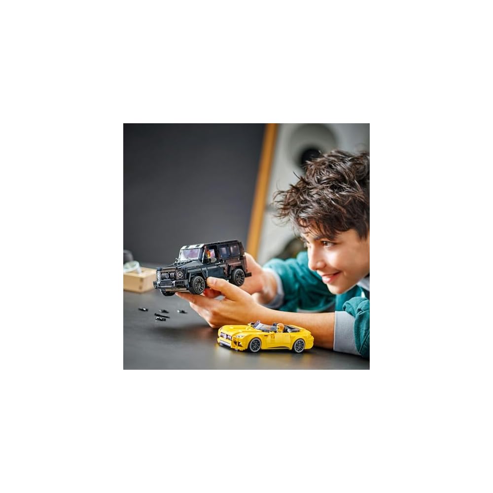 LEGO Speed Champions Mercedes-AMG G 63 and SL 63 Toy Building Blocks for Kids Age 10 and Up 76924