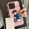 ტელეფონის ქეისი iPhone 11 13 16 Pro Max iPhone XR XS Max 14 15 Pro Max 12 13 Pro Max 16 Plus 13 Pro 14 Pro Cartoon Painted Macaron Colors