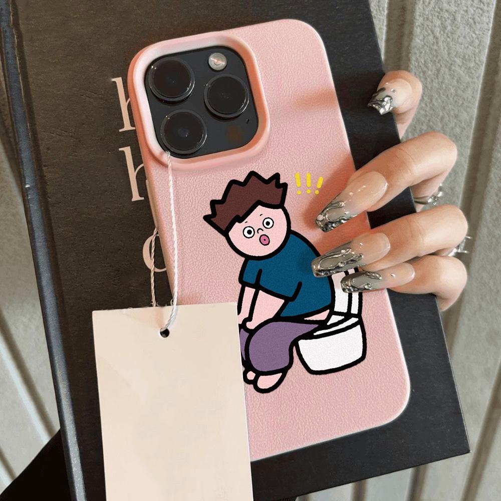 ტელეფონის ქეისი iPhone 11 13 16 Pro Max iPhone XR XS Max 14 15 Pro Max 12 13 Pro Max 16 Plus 13 Pro 14 Pro Cartoon Painted Macaron Colors