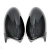 1pair For BMW E87 E81 E82 E90 E91 E92 E93 Rear View Side Case Trim ABS Carbon Fiber Style Car Rearview Mirror
