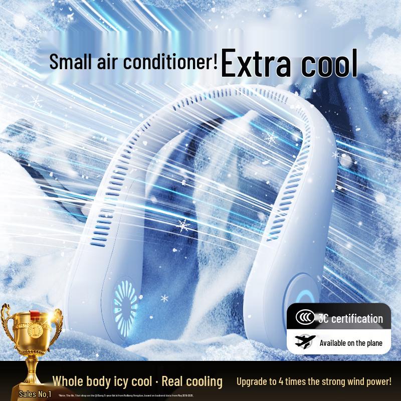 Remax Portable Cooling Bladeless Neck Fan 3-Year Warranty, 30-Day Trial