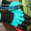 Gardening Gloves with Claws  Latex Work Gloves Waterproof Anti Slip Durable Planting Digging Outdoor Work Gloves