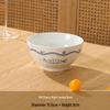 ZISIZ 'Fish In Water' Ceramic 6-inch Rice Bowl Set