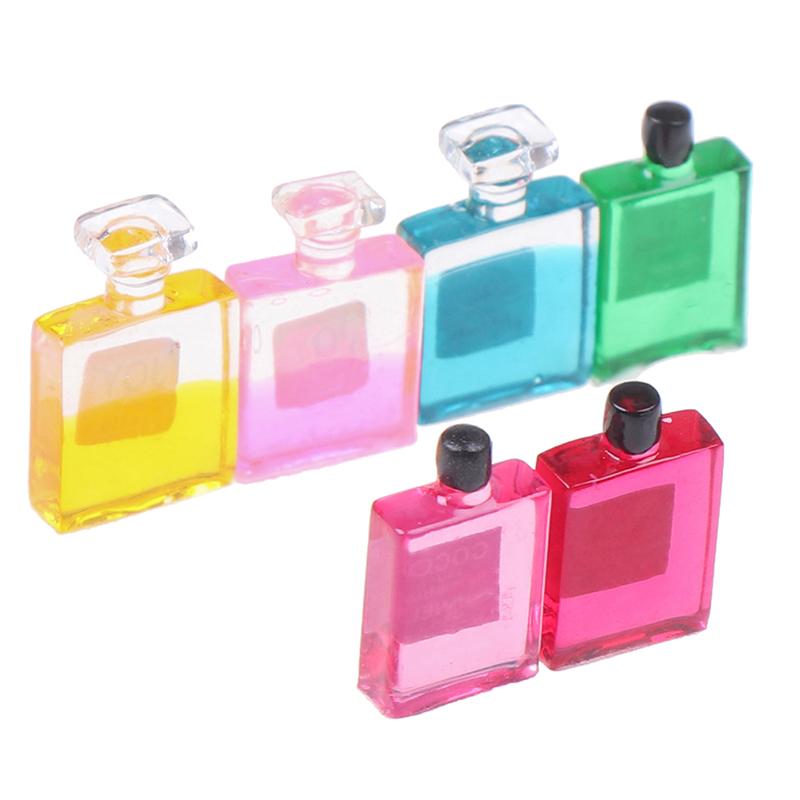 6 Bottles 1:12 Scale Dollhouse Miniature Furniture Perfume Decoration Toy