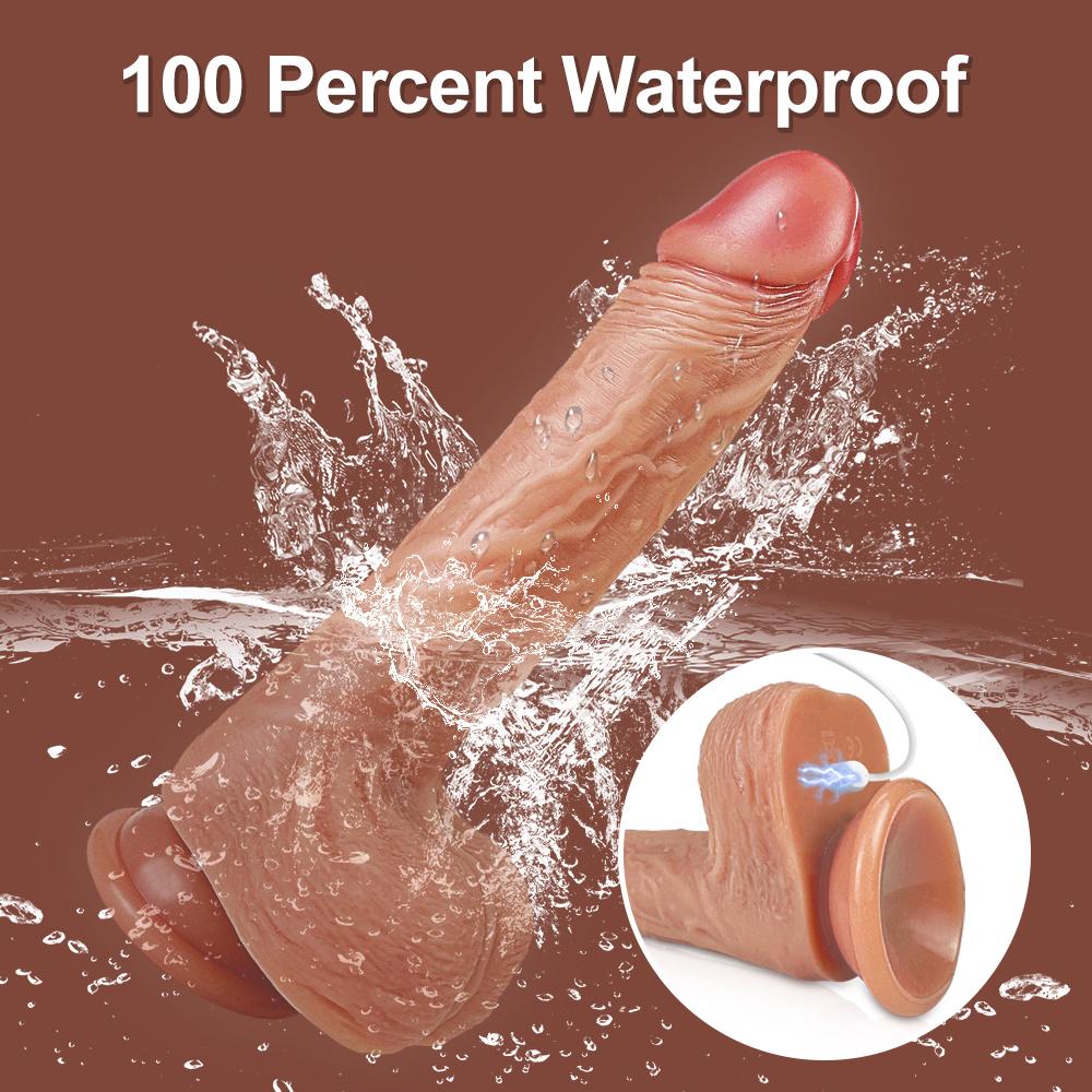 Heating Thrusting Realistic Telescopic Swing Dildo Vibrator For Women Wireless Remote Super Big Penis Dildos Sex Toys For Adults 18+