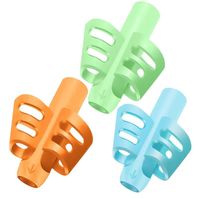1-3 Pcs Children Writing Pencil Pen Holder Kids Learning Practice Silicone Pen Aid Posture Correction Device Designed For Students High Quality