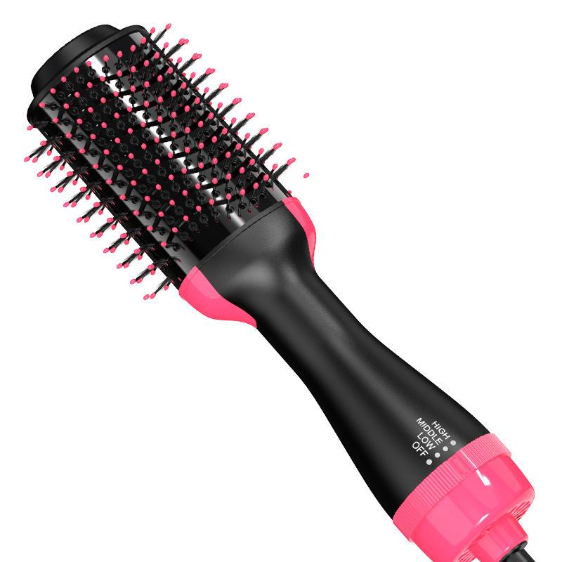 Multi Functional Curling Iron, Hot Air Curling Comb European standard розовый